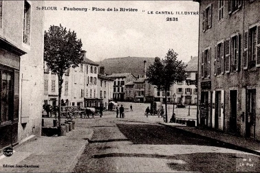 Saint-Flour Fauboug Fauboug  Fauboug place de la Riviere