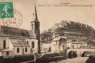 Saint-Flour Fauboug L eglise du Faubourg