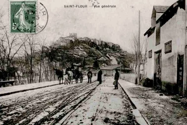 Saint-Flour Fauboug Vue generale avenue de la gare