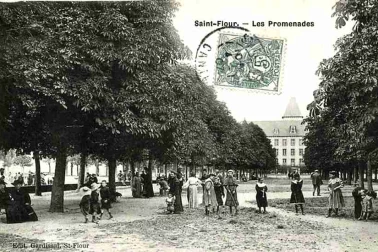 Saint Flour ville haute - Les promenades
