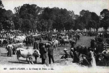 Saint-Flour ville haute - Le champ de foire