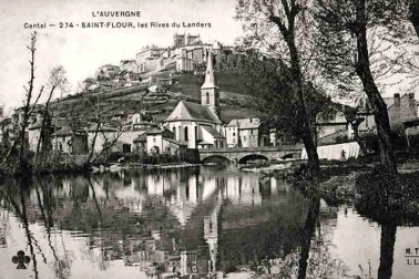 Saint-Flour ville basse Les rives du Lander