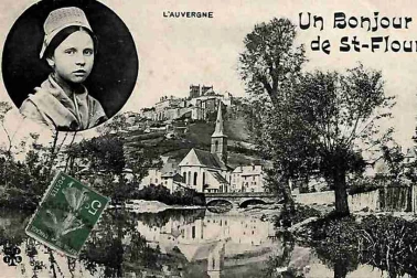 Saint-Flour ville basse Un bonjour de St Flour en 1908
