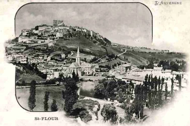 Saint-Flour ville basse L Auvergne Vue generale et panorama