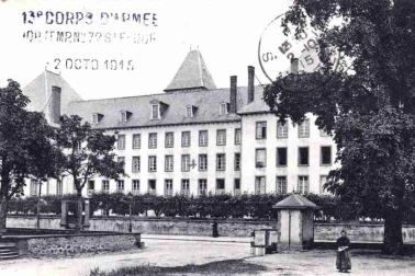 Saint-Flour ville haute - Le petit Seminaire le 2 octobre 1915
