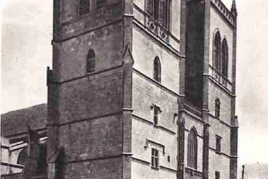 Saint-Flour ville haute - La Cathedrale dans les annee 1930