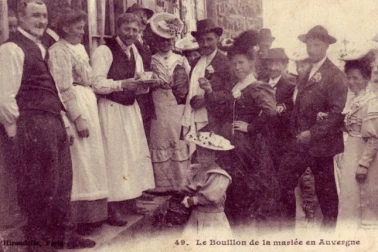 Le bouillon de la mariee en Auvergne