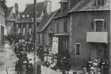 Une procession catholique