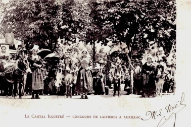 Concours de laitieres a Aurillac