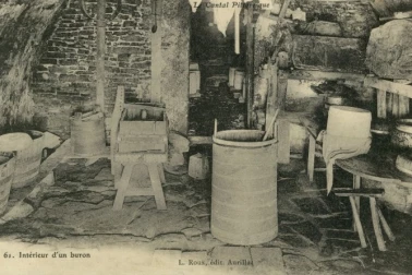 Interieur d un buron