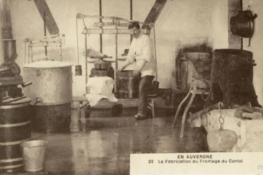 La fabrication du fromage du Cantal