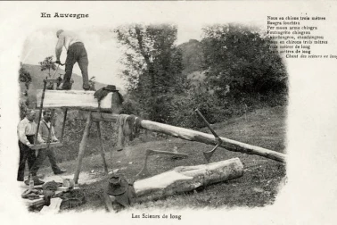 Les scieurs de long en Auvergne