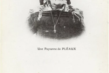 Une paysanne de Pleaux dans le Cantal