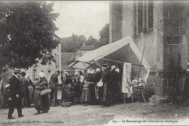 Le brocantage des cheveux en Auvergne
