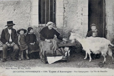 Nos campagnes la vie de famille type d Auvergne