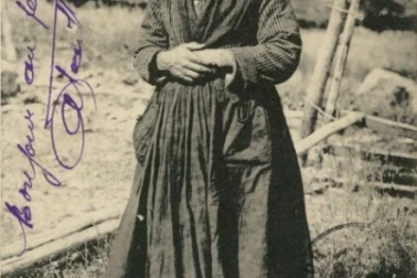 Paysanne Cantalienne en Auvergne