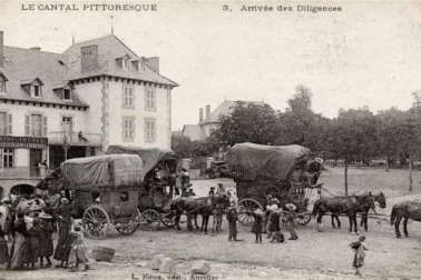 Arrivee des diligences