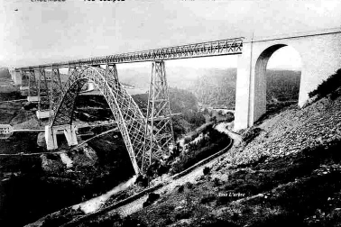Le Viaduc de Garabit photos de 1884 et 1888