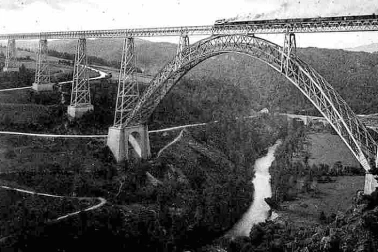 Le Viaduc de Garabit quatre annees pour un chantier d exception technique de construction revolutionnaire