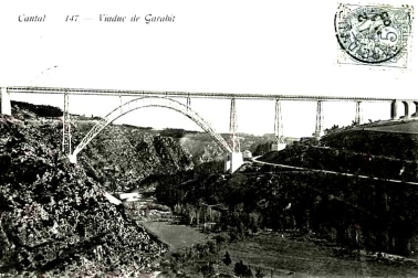 Le Viaduc de Garabit autrefois