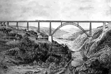 Le Viaduc de Garabit photos ancien pont