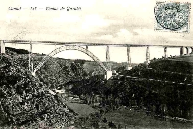 Le Viaduc de Garabit en 1905