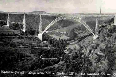 Le Viaduc de Garabit long 564m haut 125m