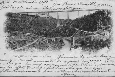 Le Viaduc de Garabit le vieux pont