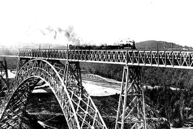 Viaduc de Garabit en 1907