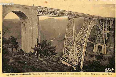 Viaduc de Garabit de la vie ce chef d oeuvre metallique colossal mesure 562 m de long et 125 m de haut