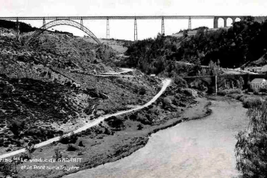 Viaduc de Garabit et le pont sur la Truyere