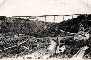 Viaduc de Garabit le viaduc autrefois