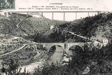 Viaduc de Garabit Garabit Vue generale du viaduc