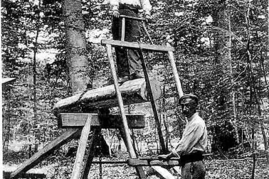 Les scieurs de long  les petits metiers oublies