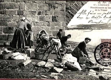 Blanchisseuses et lavandieres
