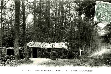 SAINT-GERMAIN-EN-LAYE - Cabane de Bucherons vers 1906