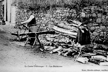 Bucherons dans le Cantal