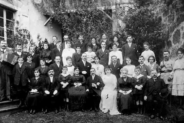 Vallee de la Jordane Cantal  mariage en 1919