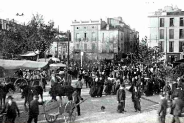 Un jour de foire en ville