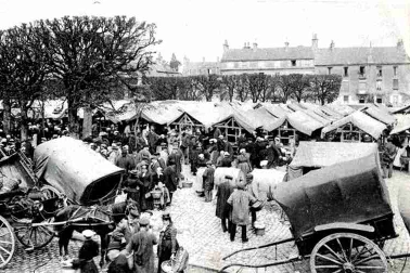 Marche au beurre et a la boucherie
