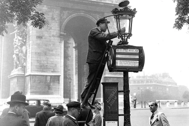 Profession  allumeur de reverberes Histoire de l eclairage public