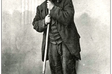 Balayeur en 1907 Vieux metiers