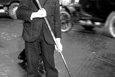 Balayeur parisien en 1914