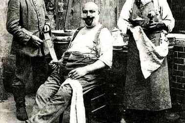 Un barbier boche en 1914-1918