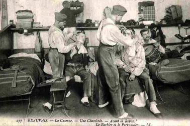 La caserne une chambree le barbier et le perruquier