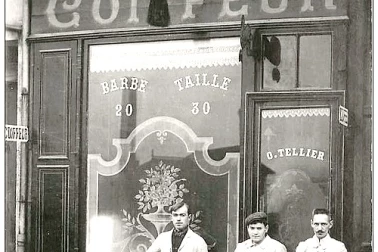 Coiffeur Tellier 37 rue Emile Raspail en 1906