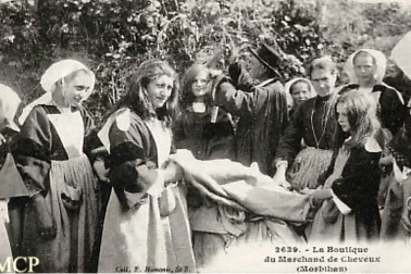 La boutique des marchands de cheveux dans le Morbihan