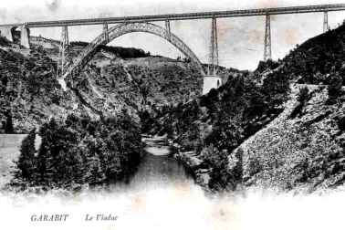 Le Viaduc autrefois avant la retunue de Granval
