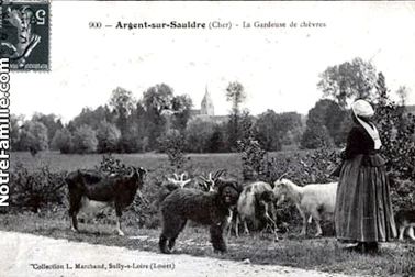 La Gardeuse de chevres Argent Sur Sauldre