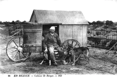 Cabane de berger dans la Beauce
